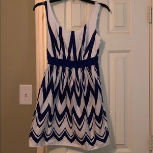 Royal Blue/White Sundress
